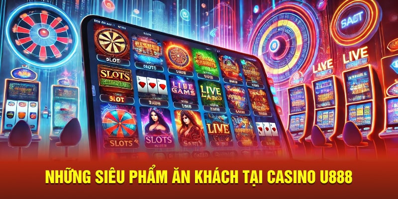 Những siêu phẩm ăn khách tại casino U888